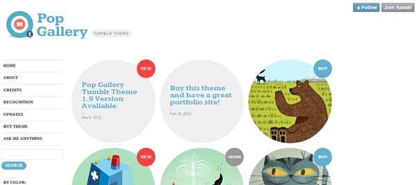 tumblr themes for portfolio blogs