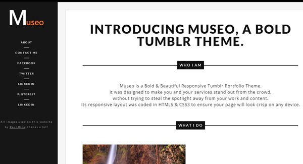 tumblr themes for portfolio blogs