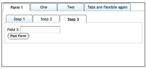 jquery nested tab