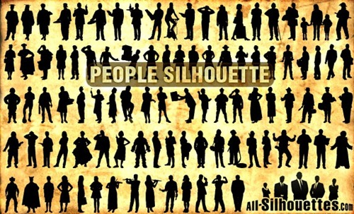 people silhouette