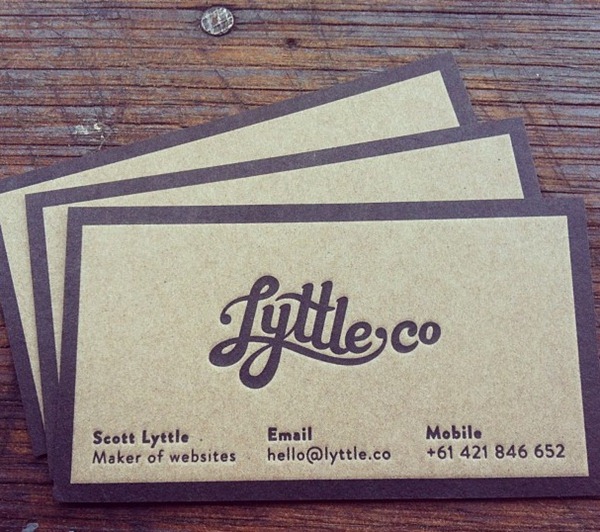 business card