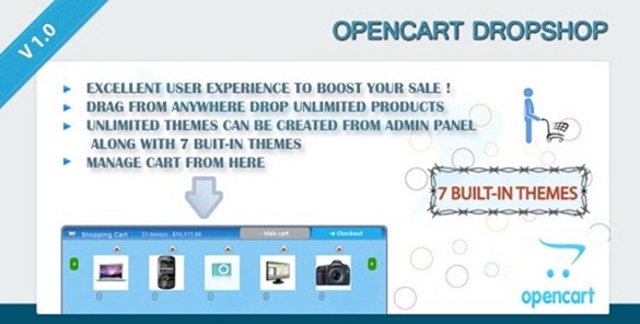 opencart drop box