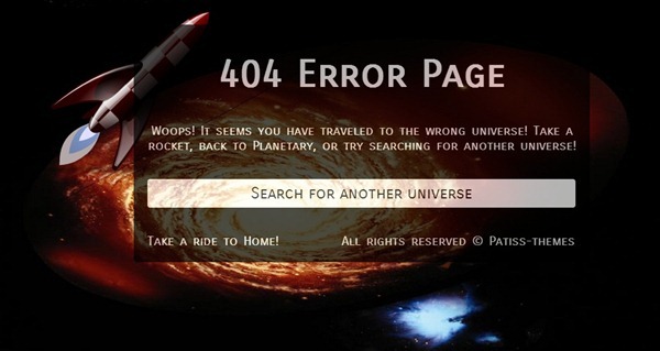 404 page