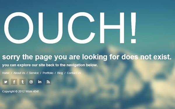 404 page