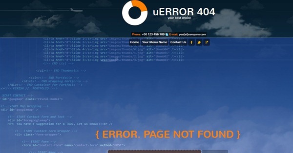 404 page