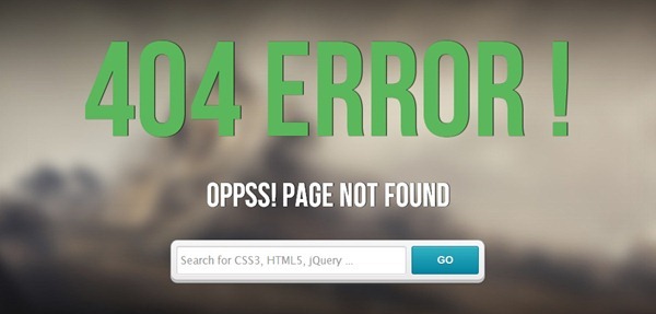 404 page