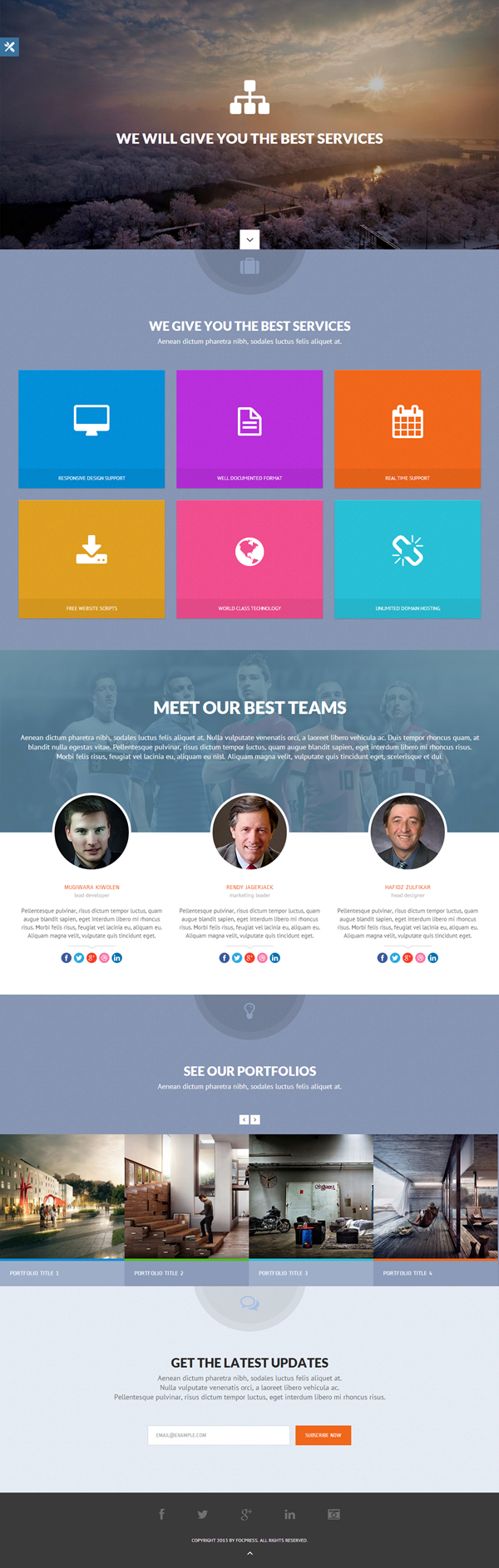 Zeto Responsive One Page Template