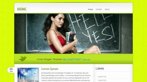 magazine style blogger template