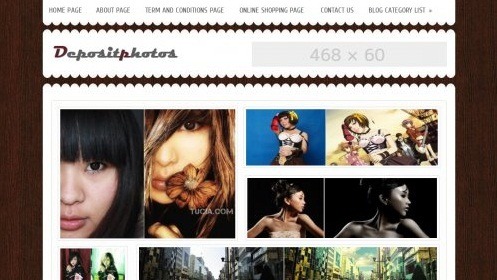 magazine style blogger template