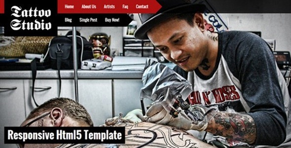 artist website template