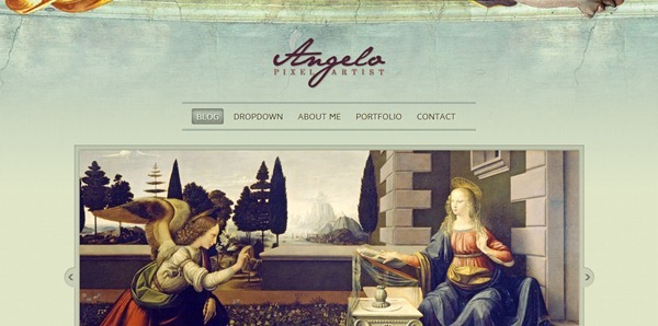 artist website template