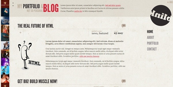 artist website template