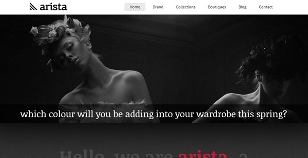 fashion website template