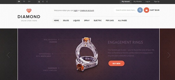 fashion website template