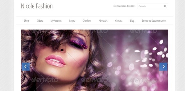 fashion website template