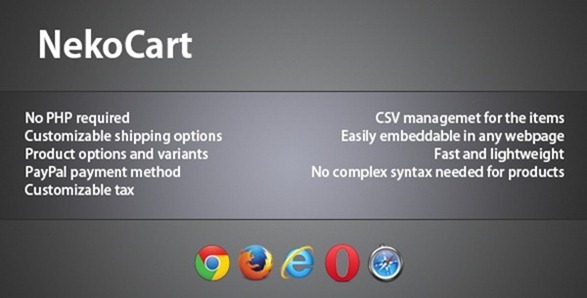 jquery shopping cart plugins