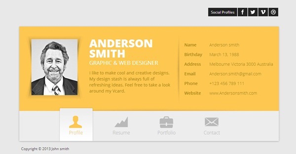 website template