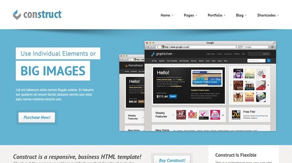 website template