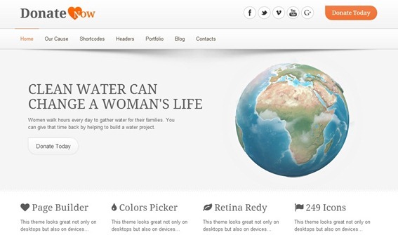 non profit wordpress themes