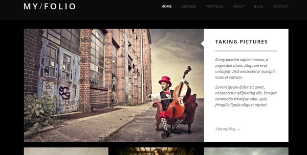 photography website templates