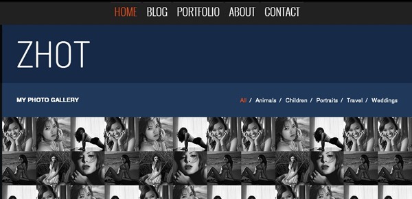 photography website templates