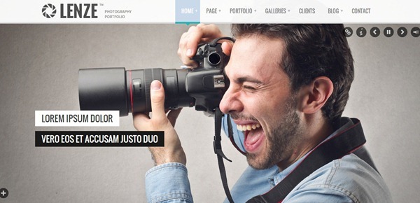 photography website templates